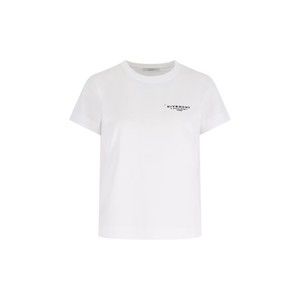 Givenchy White Contrast Logo T-Shirt With Round Neckline - NWT